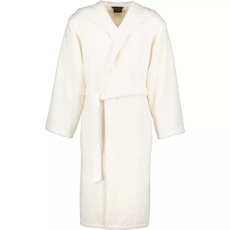 Cawö Men's Robe with Hood Pure 5623-356 Natural