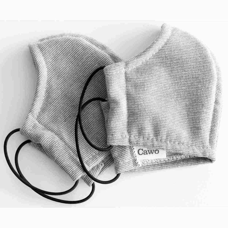 2-Pack reusable mouth mask light grey