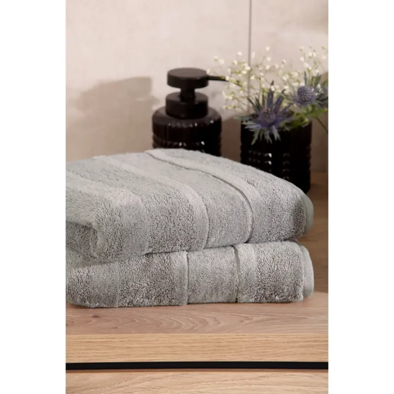 Cawö Noblesse² 100% cotton terry towel – metal grey 1002-735