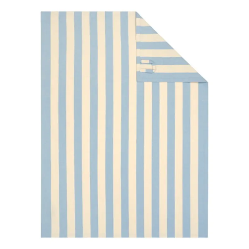 Cawö Prints & Stripes kitchen towels 2-pack striped blue/natural 50×70 cm 546-13