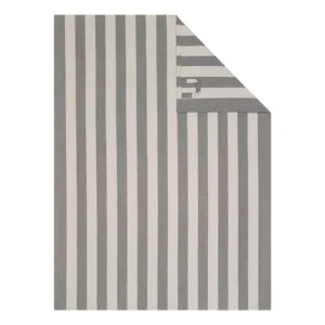 Cawö Prints & Stripes kitchen towels 2-pack striped platinum/grey 50×70 cm 546-73