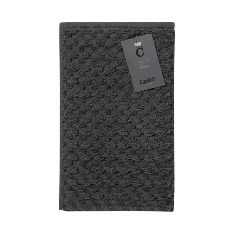 Cawö Pro Uni Kitchen Towel - Tea Towel 2-Pack Terry Cotton 50x50 cm - Basalt Dark Grey