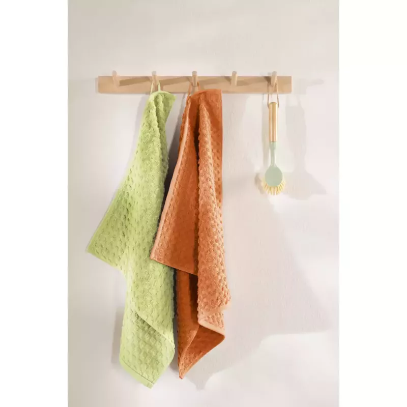 Cawö Pro Uni Kitchen Towel - Tea Towel 2-pack Terry Cotton 50x50 cm - Mandarin Orange