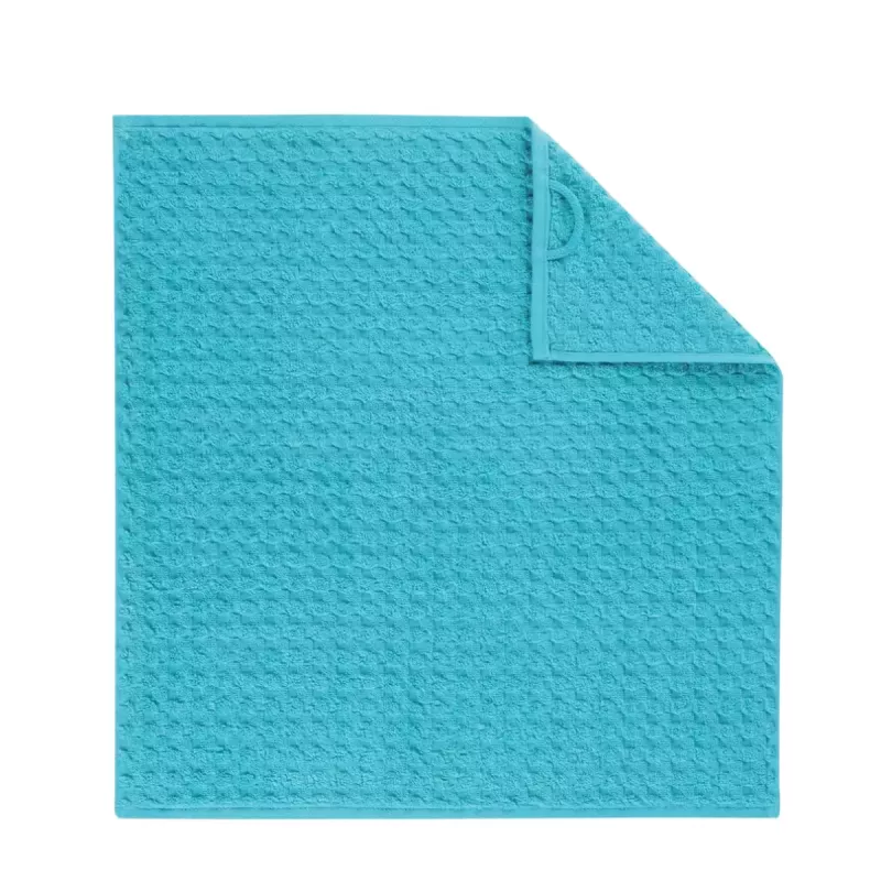 Cawö Pro Uni Kitchen Towel - Tea Towel 2-Pack Terry Cotton 50x50 cm - Turquoise Blue