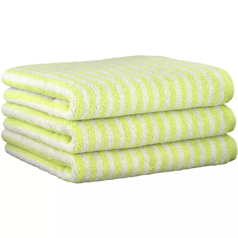 Cawö Striped Towel Campus 955-44 Pistachio