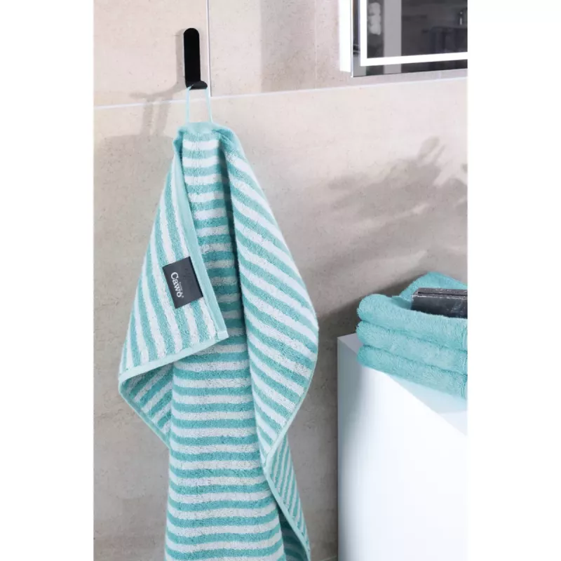 Cawö Striped Towel Campus 955-41 Turquoise