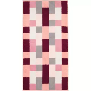 Cawö Checkered Towel Shades 6236-22 Beere