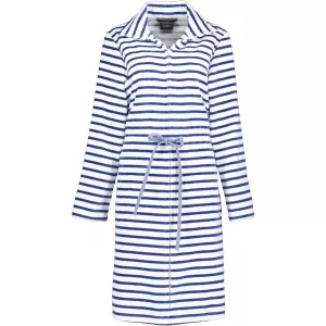 Cawö Women's Extra light Robe with Zipper 6597-16 Navy