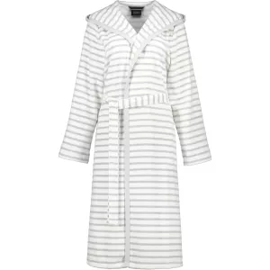 Cawö Tunn Morgonrock Dam med Huva 6596-76 Silver