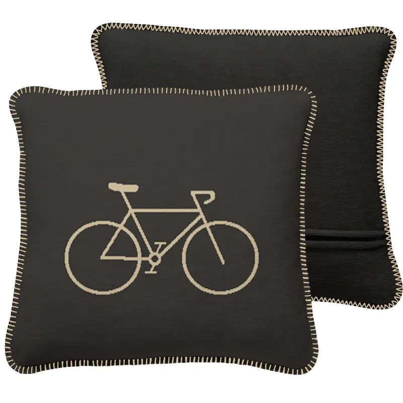 Cawö Velo Bicycle Cushion Cover 50x50 cm Basalt