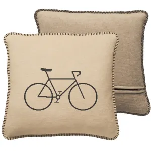 Cawö Velo Bicycle kuddfodral 50x50 cm beige