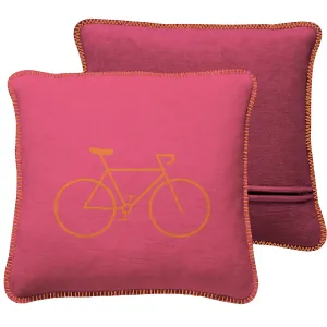 Cawö Velo Bicycle kuddfodral 50x50 cm pink