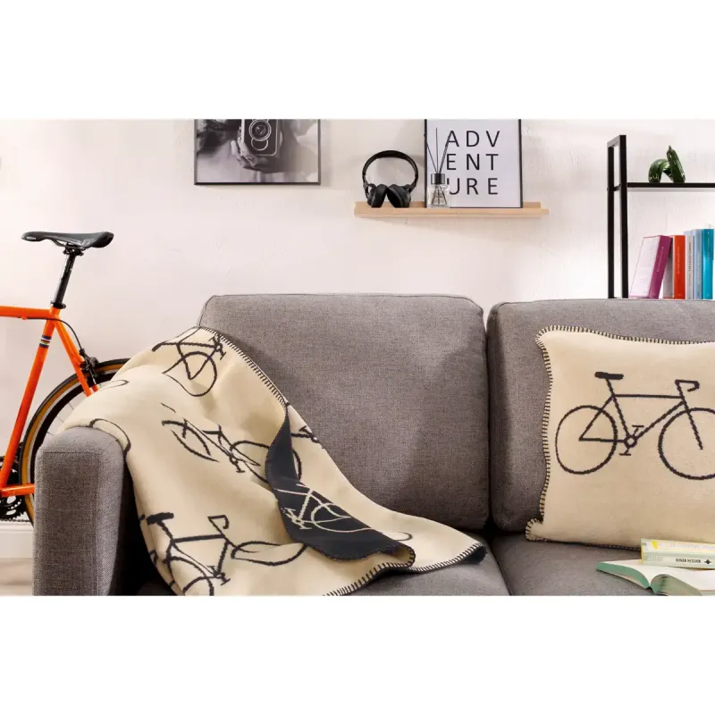 Cawö Velo Bicycle pläd 150x200 cm beige