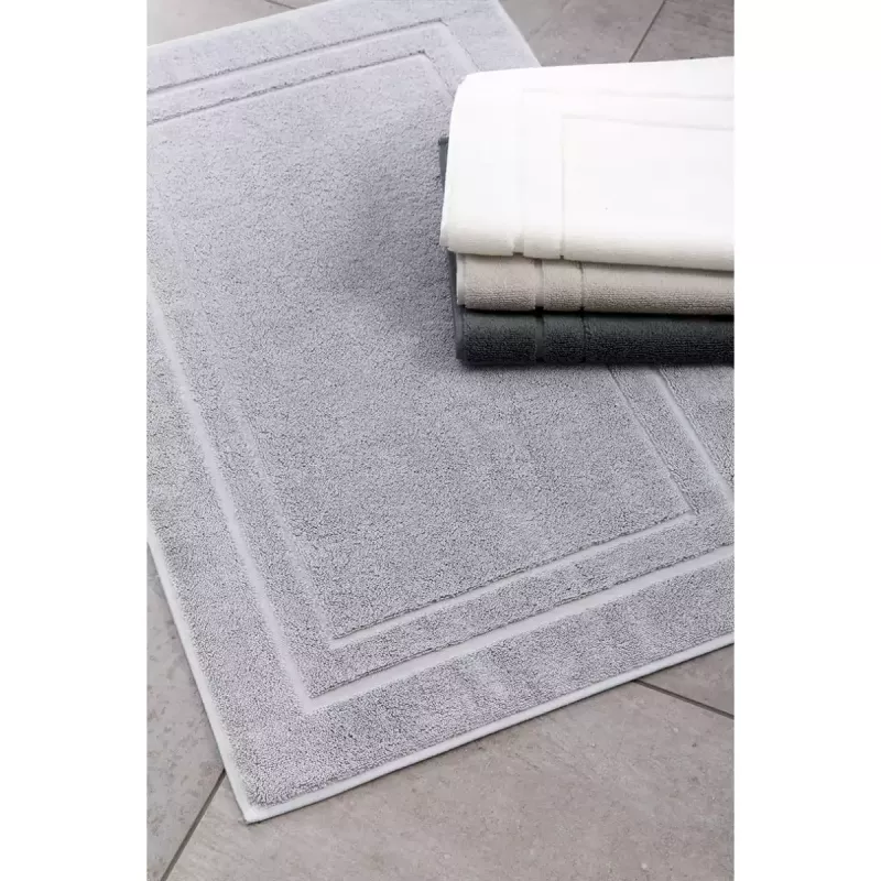 Enfärgad Badrumsmatta Classic  303-705 Platin