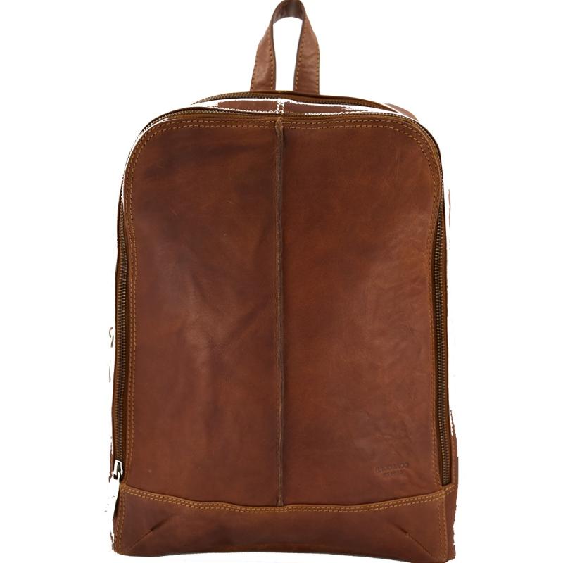 Leather Backpack 13" Medium Brandy
