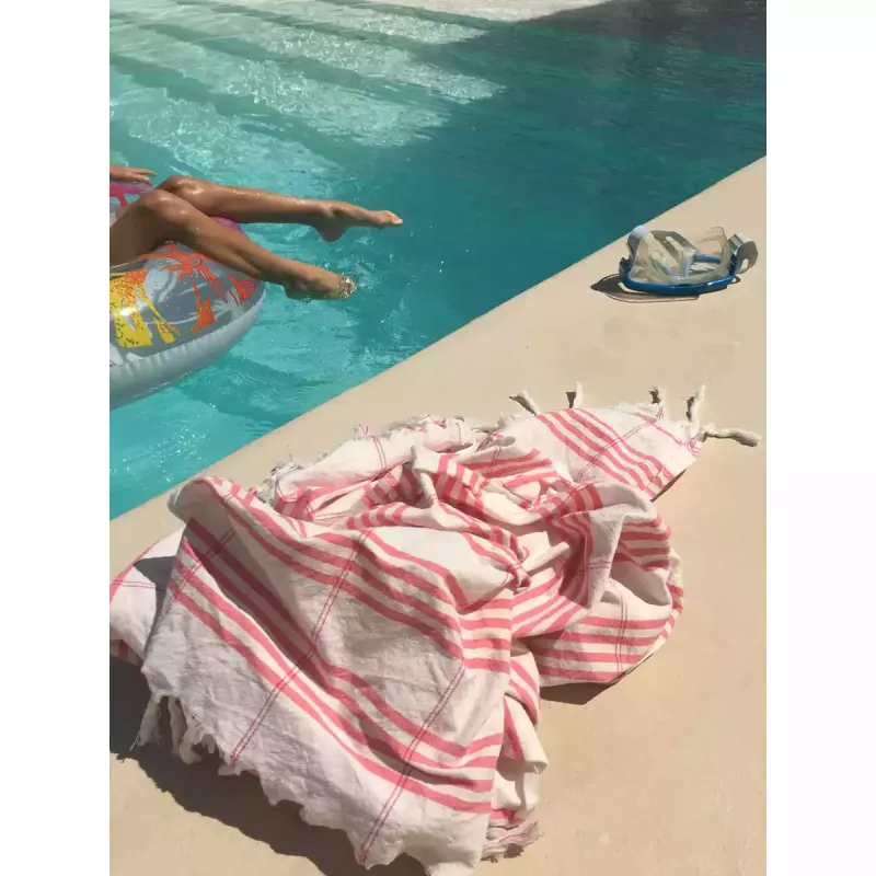 Oversized Hammam Towel 100x210 cm – Organic Cotton