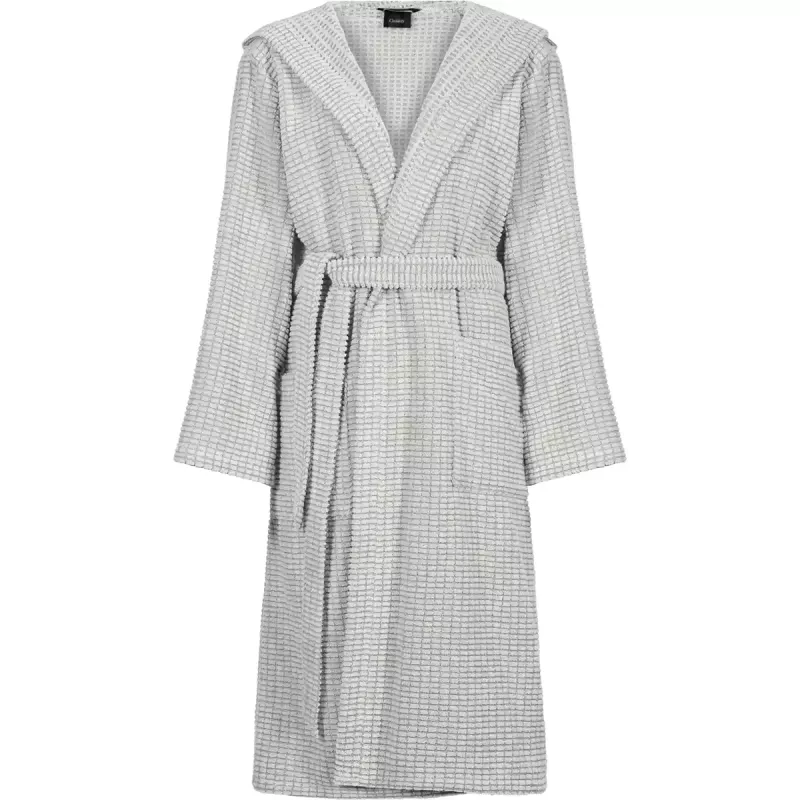 Extra Lätt Dam Morgonrock med Huva i Frotté Naturfärg  6137-34