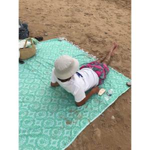 Extra large picnic or beach blanket Flowers