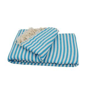 XXL beach towel blanket 220x260 turquoise