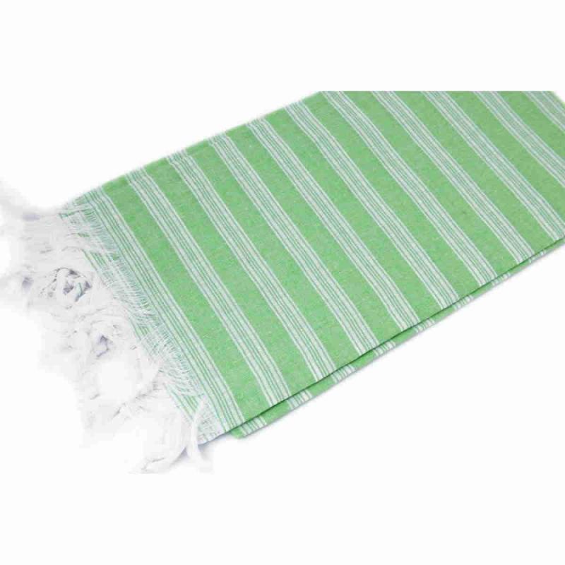 Extra light cotton hammam towel pistachio green 185x100 cm 250g