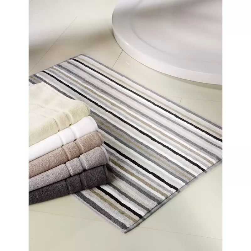 Colorful Striped Bath Mat Lifestyle 7048-37