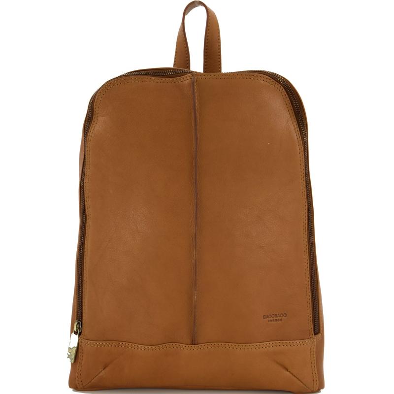 Leather Backpack 13" Medium Tan
