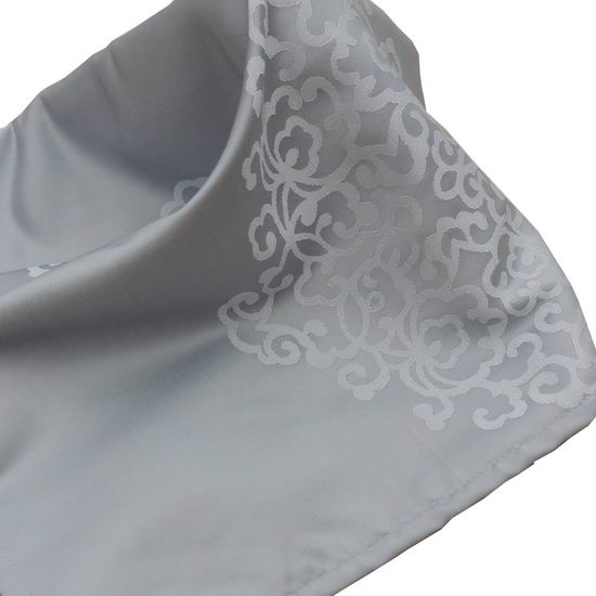 Tablecloth Grey for Christmas, New Year and Wedding Table Setting. Tableware and Homeware Online.