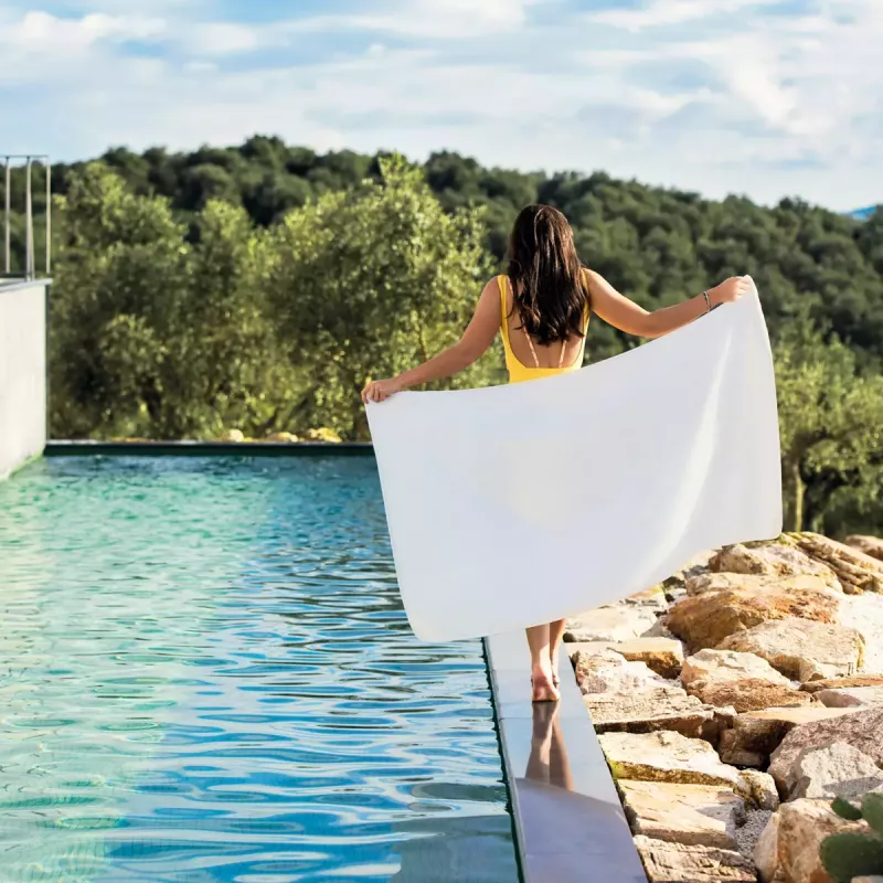 Graccioza Cool Premium Beach & Yacht Handduk XL – Egyptisk Bomull GIZA 95x200 cm