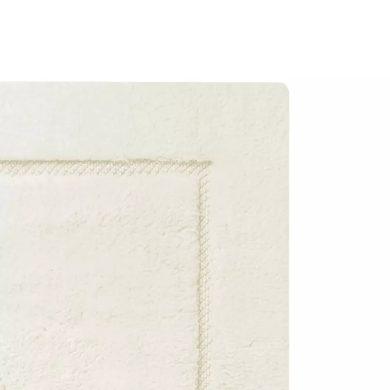 Graccioza Egoist Frame Runner Lyxig Badrumsmatta 70x155 cm – 2600 gsm Bomull Natural