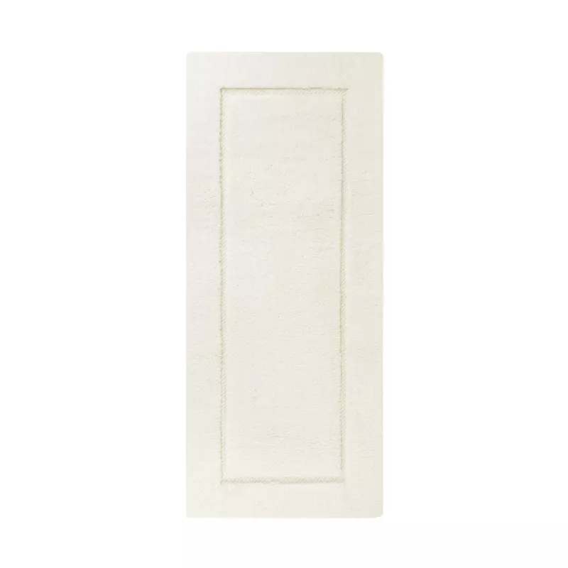 Graccioza Egoist Frame Runner Lyxig Badrumsmatta 70x155 cm – 2600 gsm Bomull Natural