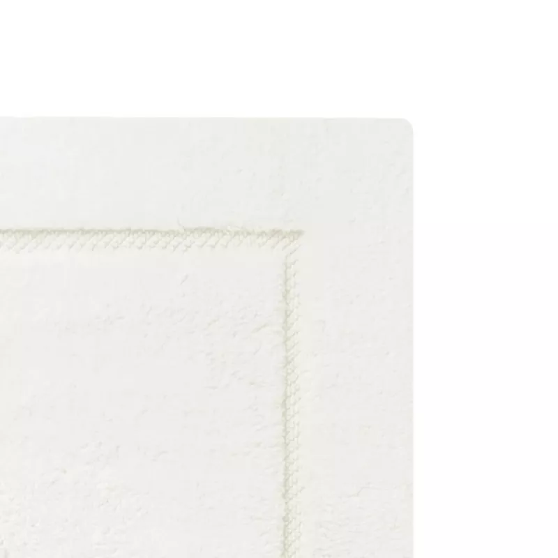 Graccioza Egoist Frame Runner Lyxig Badrumsmatta 70x155 cm – 2600 gsm Bomull Snow