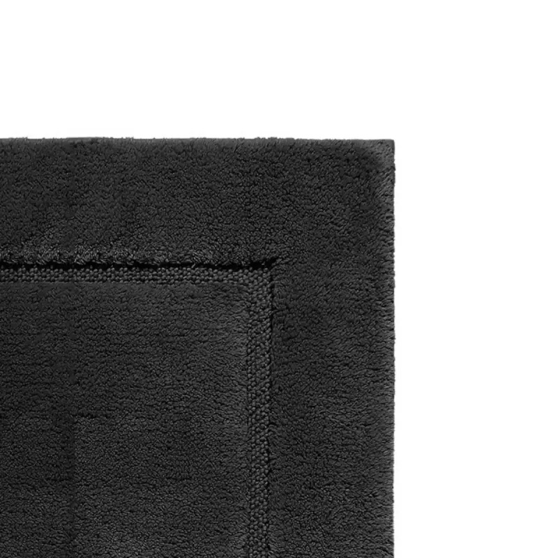 Graccioza Egoist Lyxig Badrumsmatta i Bomull 2600 gsm Black