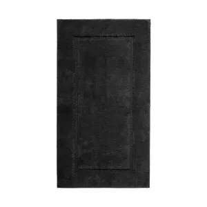 Graccioza Egoist Luxury Cotton Bath Rug 2600 GSM Black