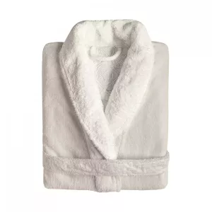 Graccioza EGOIST Luxury Shawl Collar Bathrobe 600 GSM – Velour Cotton Antibacterial Fog