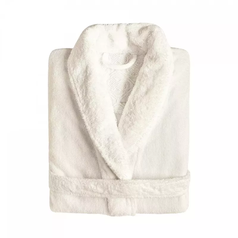 Graccioza EGOIST Lyxig Morgonrock med Sjalkrage 600 GSM – Velour Bomull Antibakteriell Natur