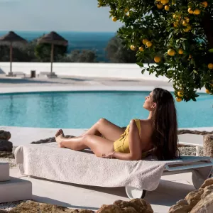 Graccioza Egoist Luxury Deck Towel – Extra Large Beach & Yacht Towel 95x200 cm