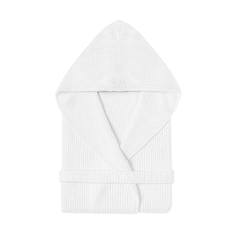 Graccioza PURO Lyxig Morgonrock – Zero Twist Bomull Vit