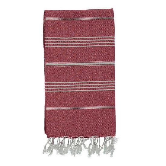 Turkish Towel De La Mer 45x90 Red