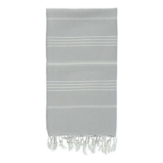 Turkish Towel De La Mer 45x90 Silver Grey