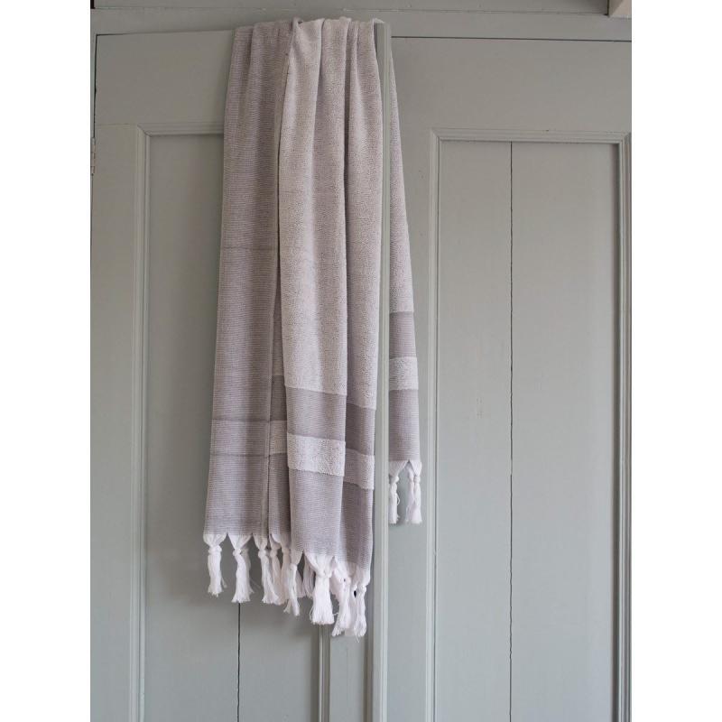 Hammam towel with one side terry