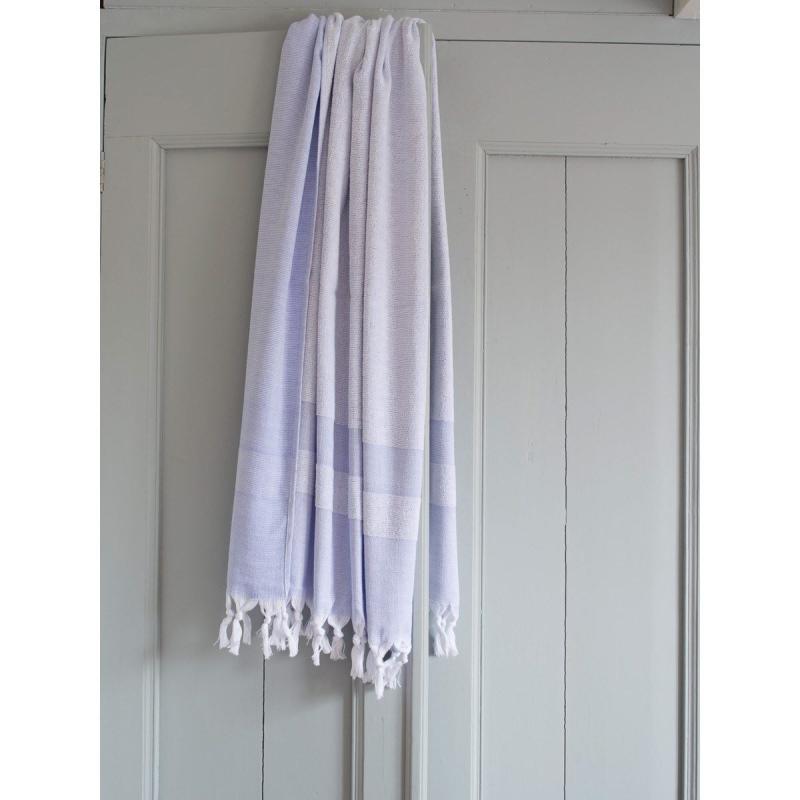 Hamam handduk med frotté (Lavender blue)