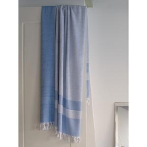 Hammam towel with one side terry