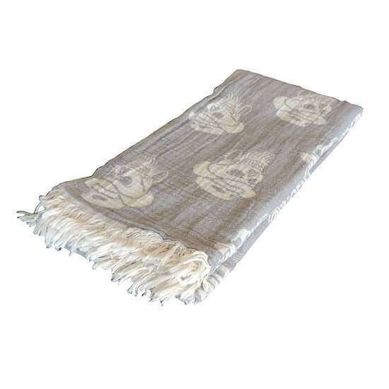 Turkish towel Pirate Charcoal Grey