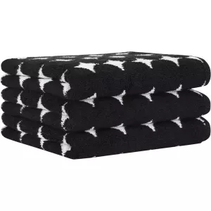 Towel Bubbles Black and White 6279-96