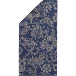 Handduk Floral 638-10 nachtblau