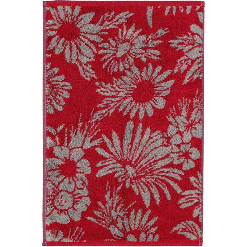 Towel Floral 638-22 bordeaux
