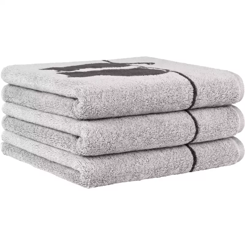 Handduk Cute Cats You & Me platin-basalt 6263-70