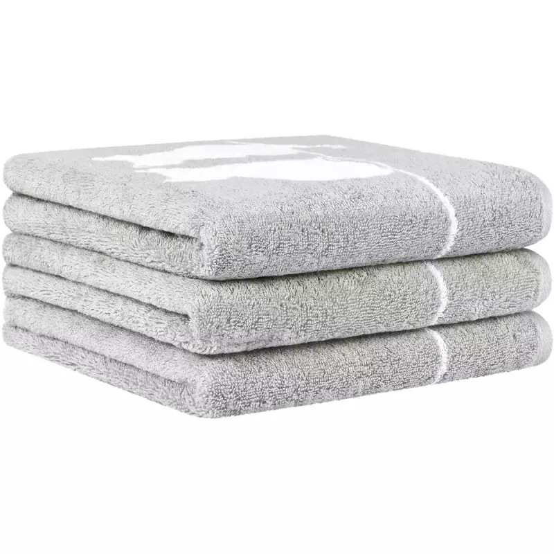 Handduk Cute Cats You & Me platin-vit 6263-76