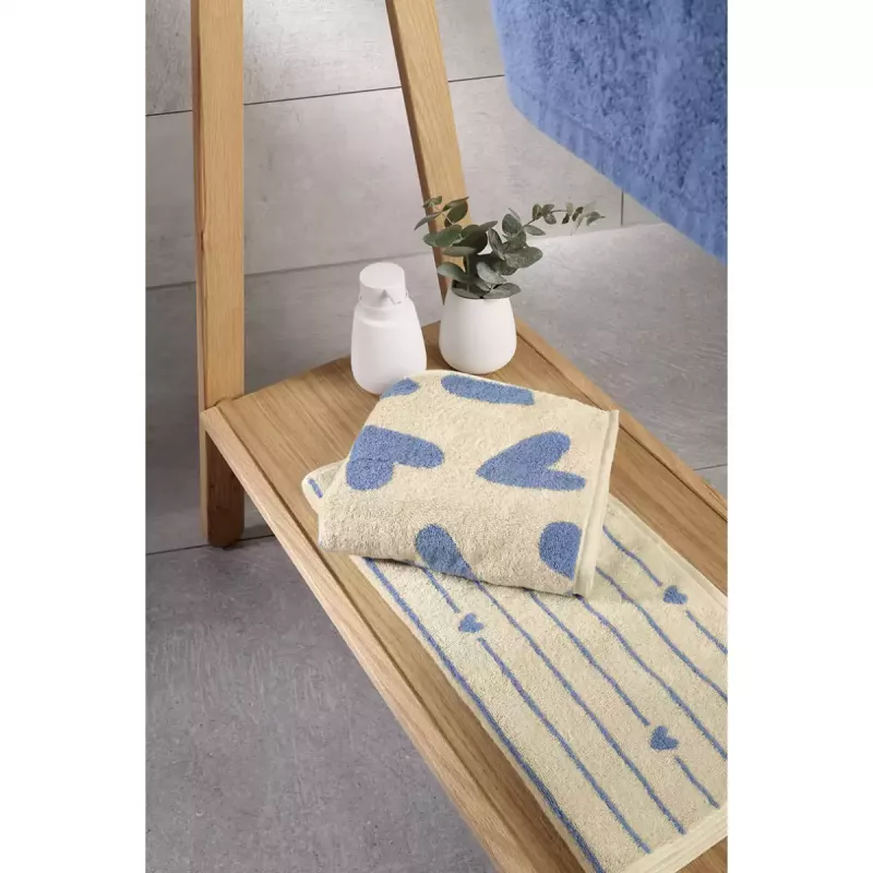 Towel Heart Beats 6275-31 Capri