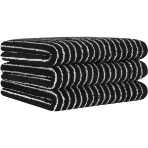 Towel Ringel Black and White 6280-96